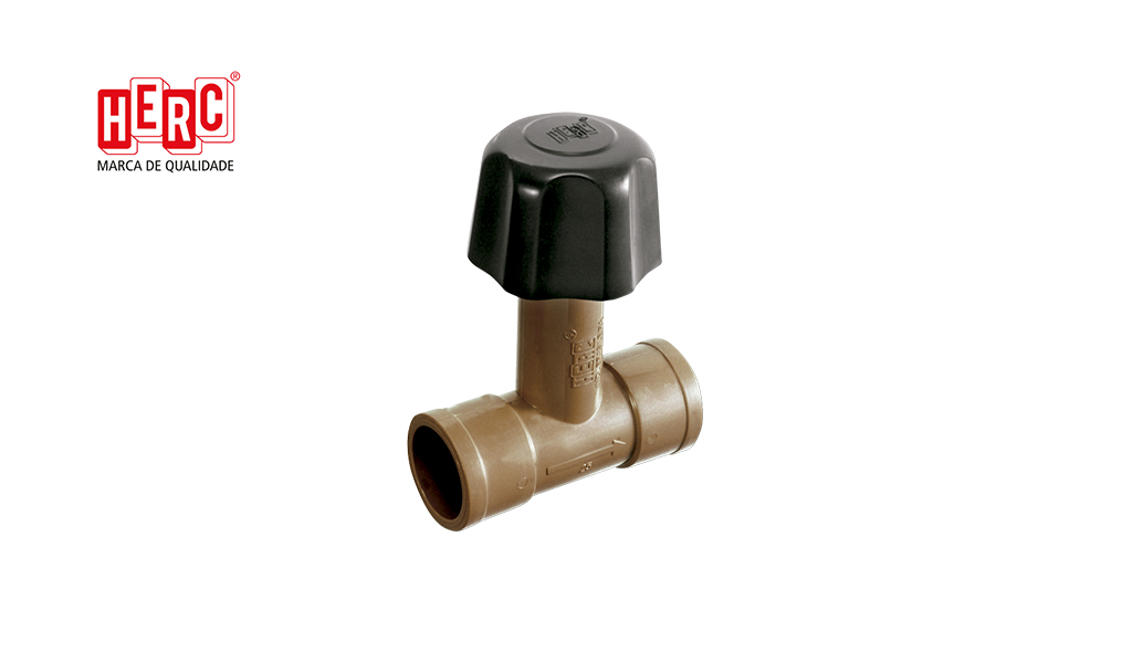 REGISTRO HERC DE PRESSAO SOLDAVEL 20MM (INDIVIDUAL) MARROM