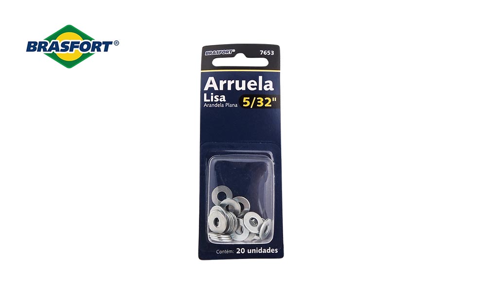 ARRUELA BRASFORT LISA (B) 3/16” C/20