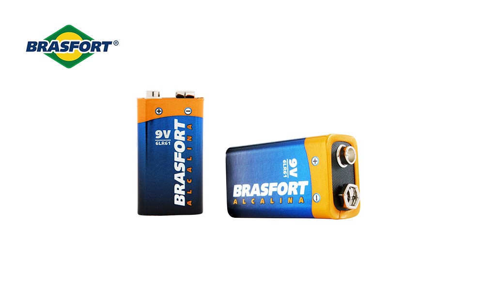 BATERIA BRASFORT ALCALINA 9V