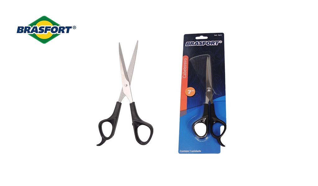 TESOURA BRASFORT CABELEIREIRO 7”
