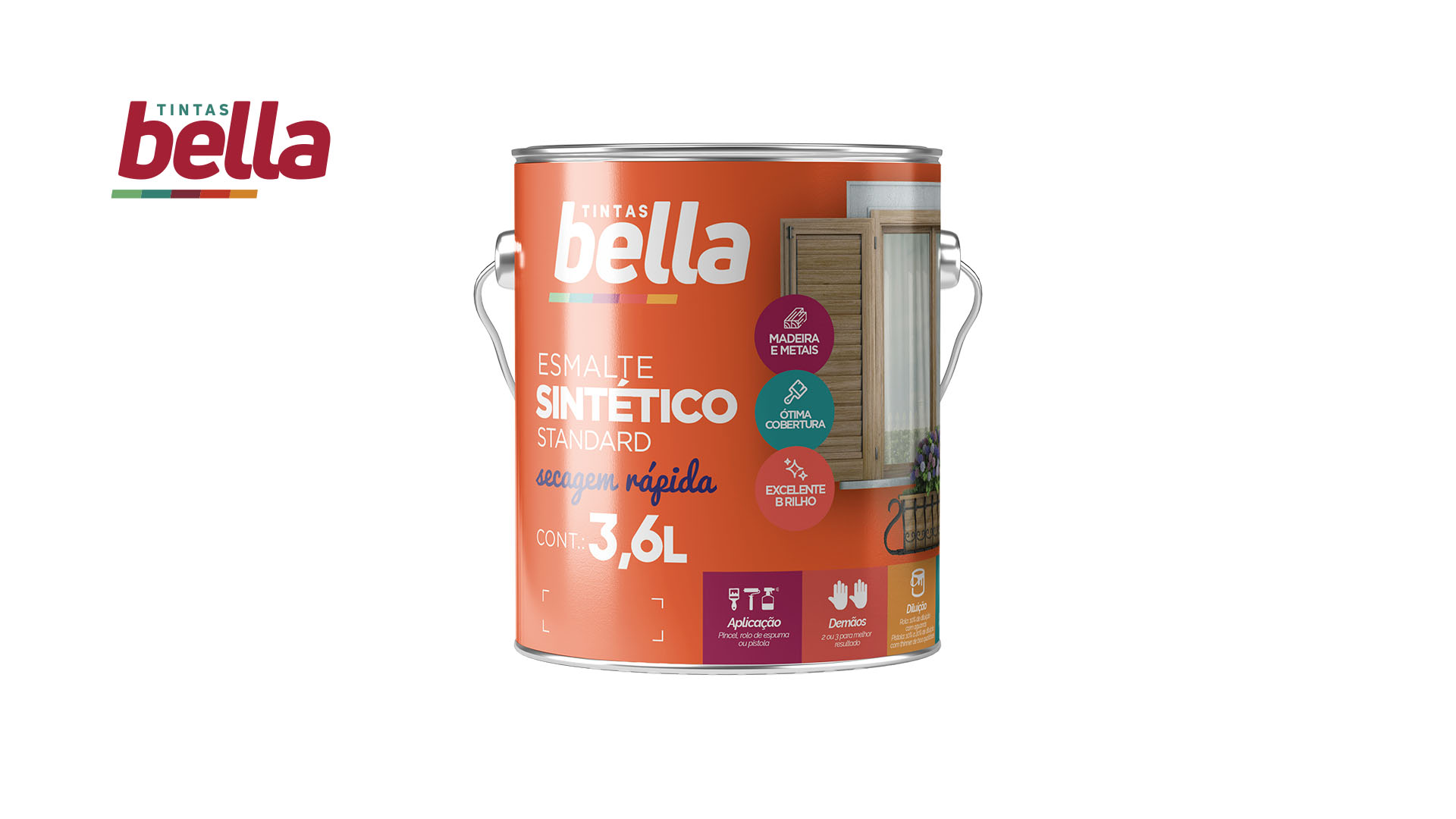 ESMALTE BELLA SINTETICO GL 3,0L AZUL DEL REY