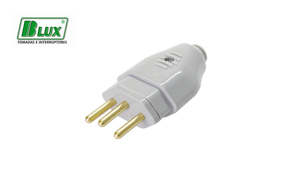 BLUX PINO MACHO 2P+T 20A CINZA