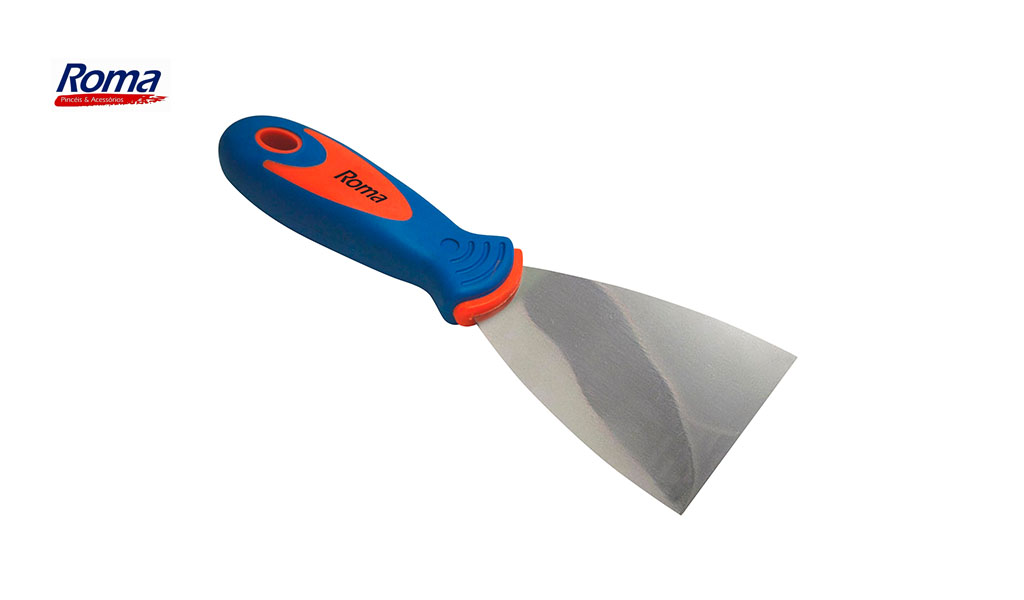 ESPATULA ROMA ACO CROMADO 100MM CB PLAST
