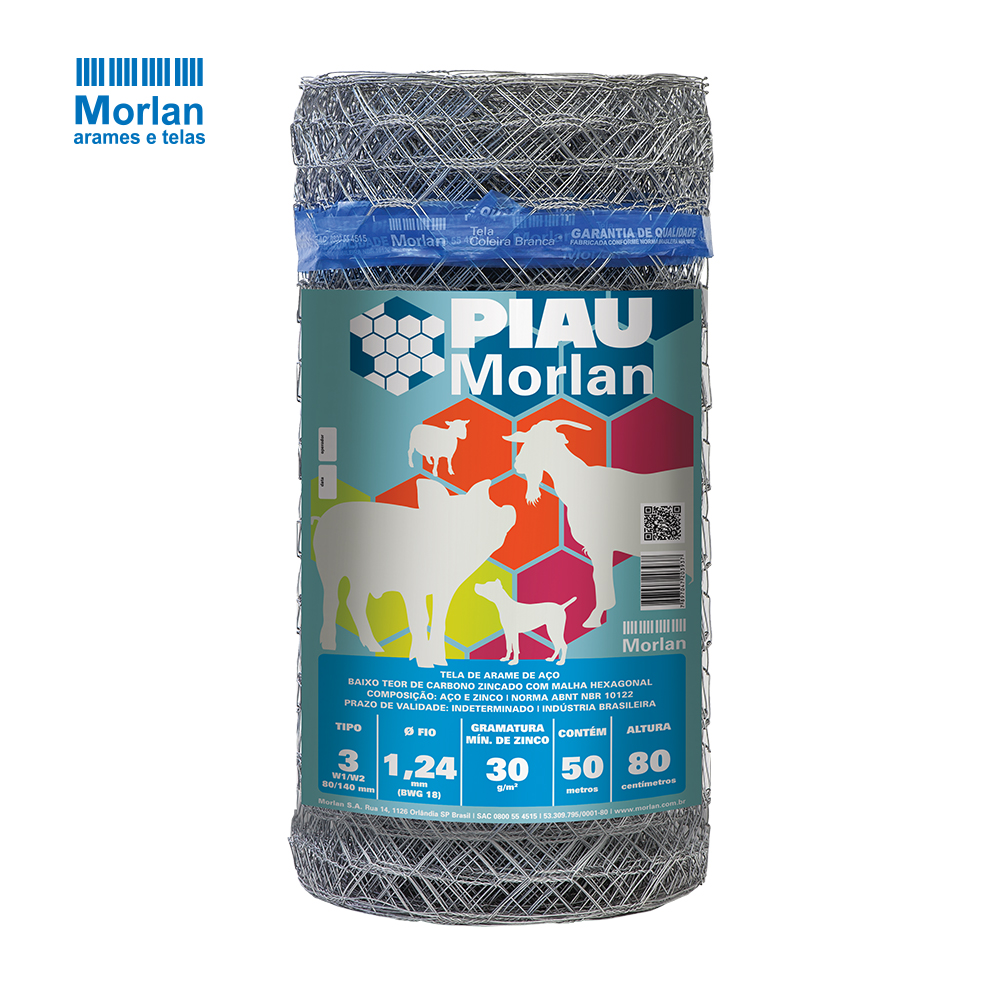 TELA MORLAN HX PIAU/SUIN 3” 18X0,80X50M