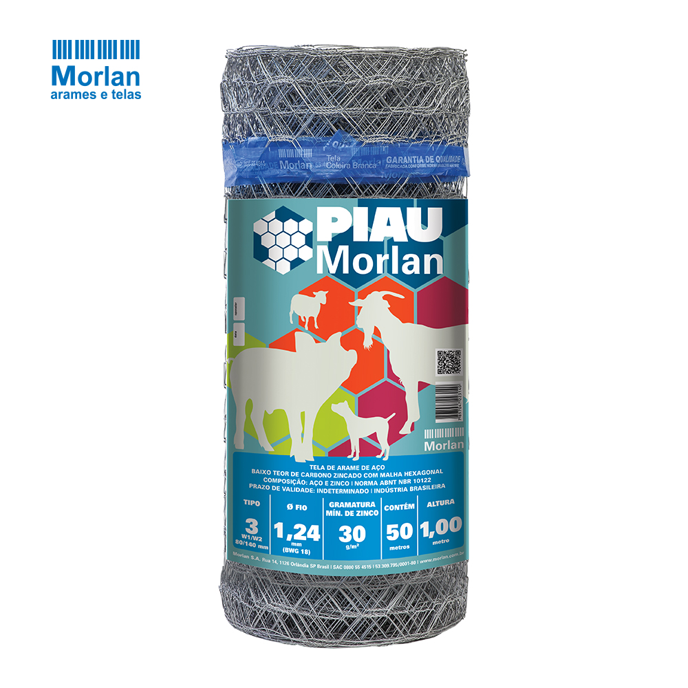 TELA MORLAN HX PIAU/SUIN 3” 18X1,00X50M