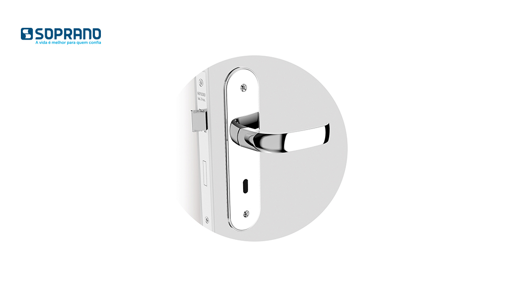 FECHADURA SOPRANO ICARO 4053 INTERNA RETA CR 