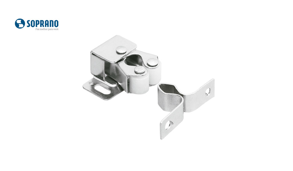 FECHO SOPRANO ROLETE DUPLO ZINC BR