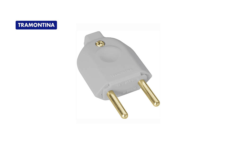 TRAMONTINA PLUG MACHO 2P 10A CZ