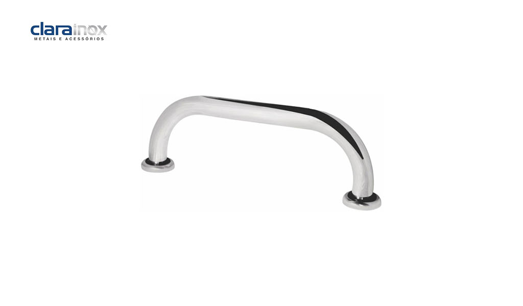 ALCA DE APOIO CLARA INOX P/BANH 50CM