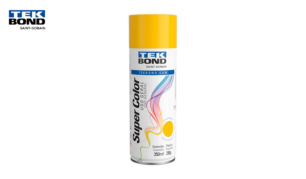 SPRAY TEKBOND U.GERAL AMARELO 350ML