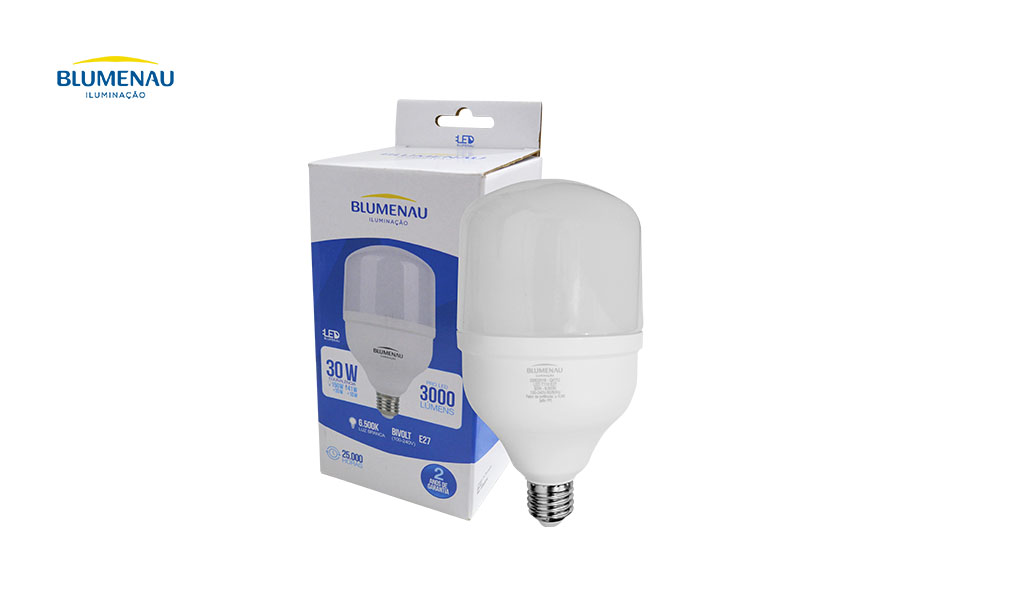 LAMPADA BLUMENAU LED ALT POT  20W 6500K