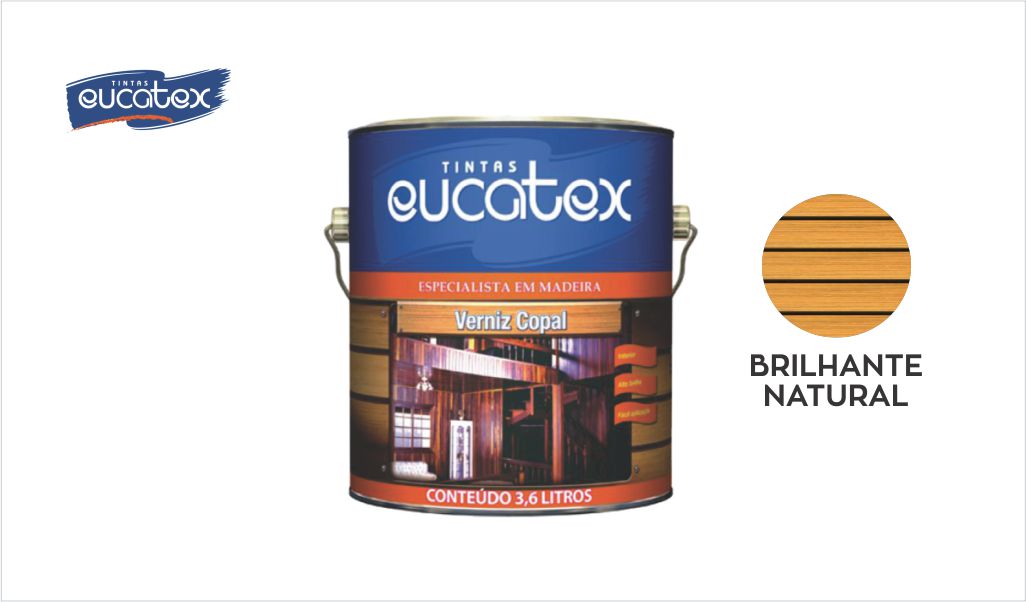 VERNIZ EUCATEX COPAL INCOLOR 0,900ML