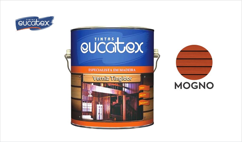 VERNIZ EUCATEX TINGIDOR MOGNO GL 3,6L
