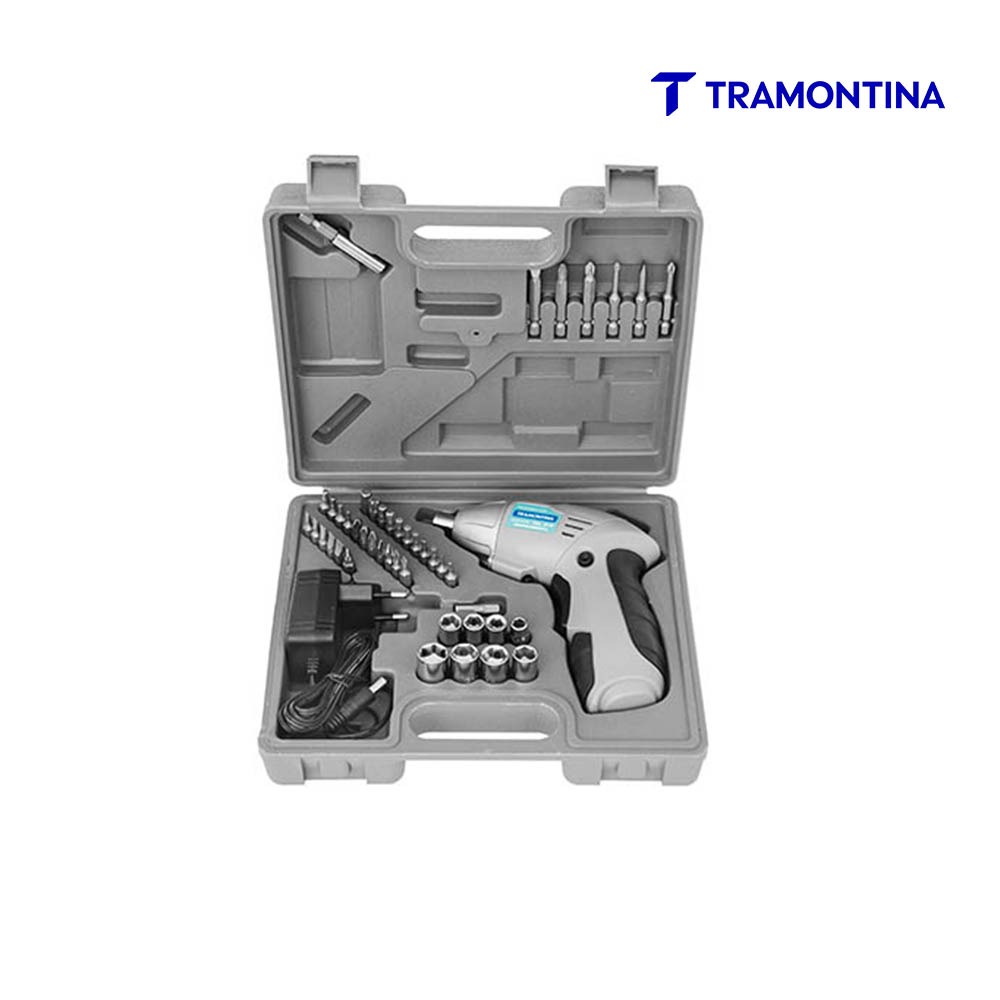 PARAFUSAD TRAMONTINA 3.6V C/46PCS S/FIO