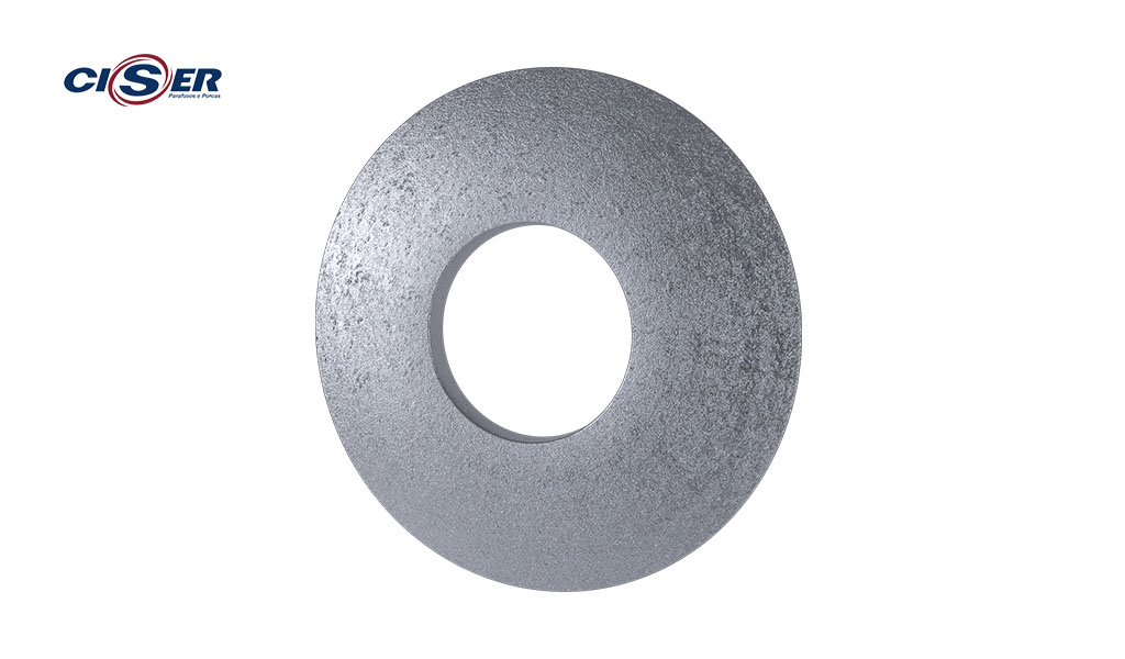ARRUELA CISER LISA  3/8” ZC