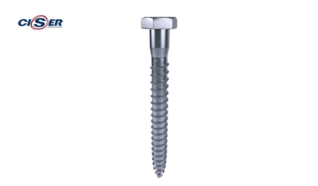 PARAFUSO CISER SEXT RS 5/16X 70MM RP ZB C/100