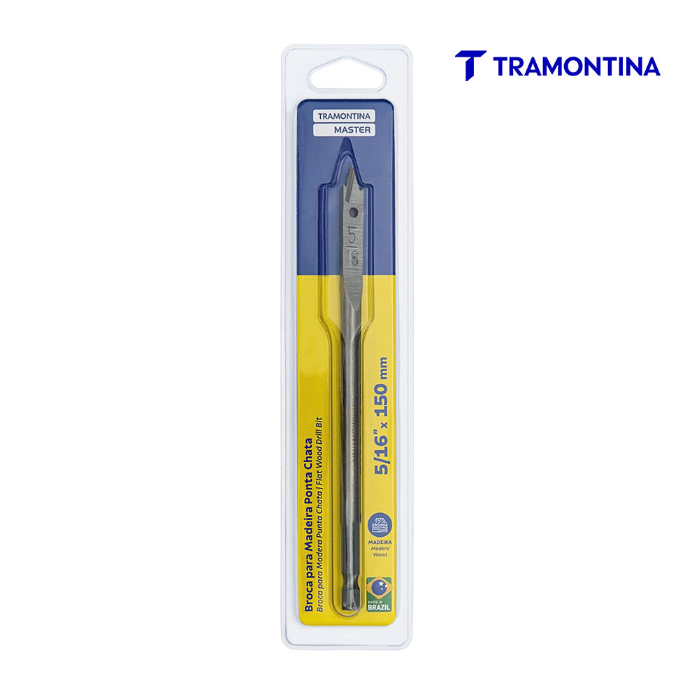 BROCA TRAMONTINA CHATA  5/16” BLISTER