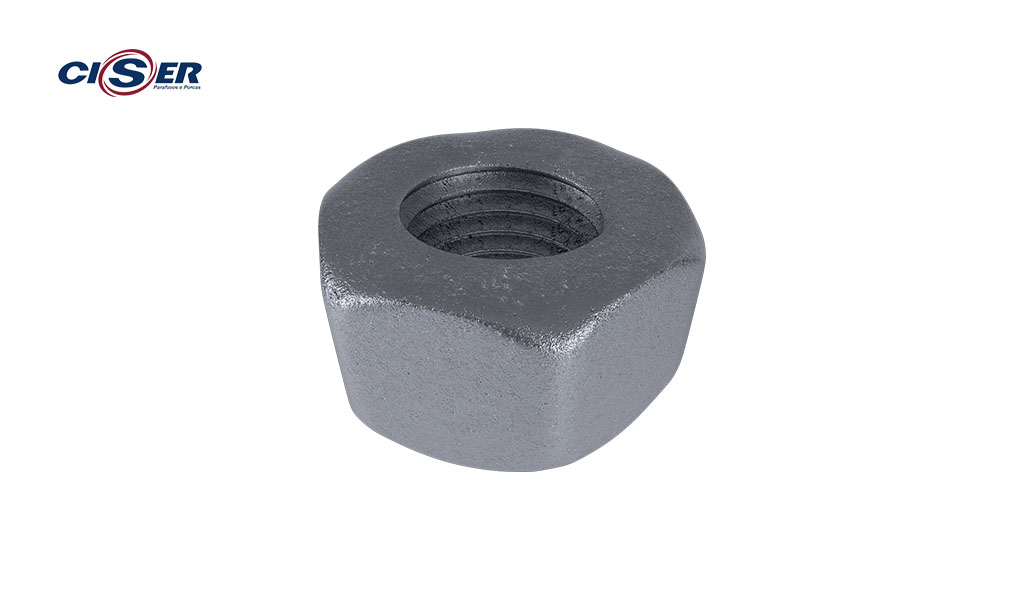 PORCA CISER SEXT 5/8” CHV 15/16” ZB C/100