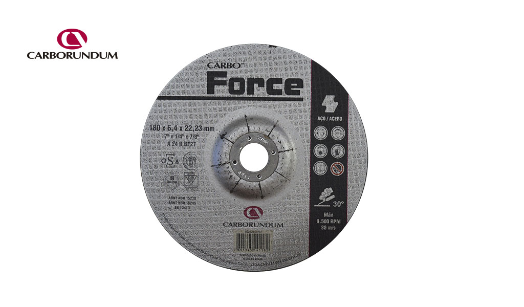 DISCO CARBOFORCE DESB T27 AC/MET 6,4MM 7”
