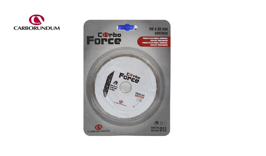 DISCO CARBOFORCE DIAM LISO 110X20MM