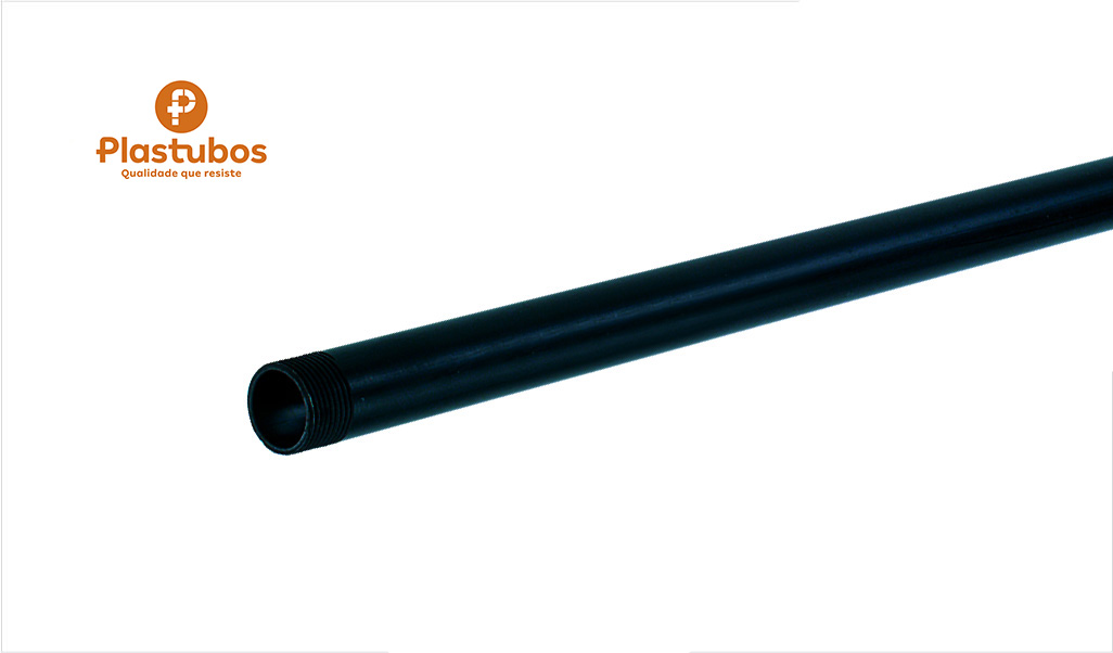TUBO ELETRODUTO PLASTUBOS PVC ROSCAVEL 1.1/4” 3M
