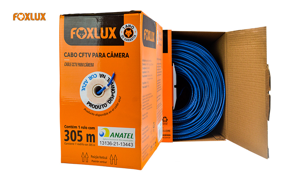 CABO FOXLUX CFTV/REDE 305M