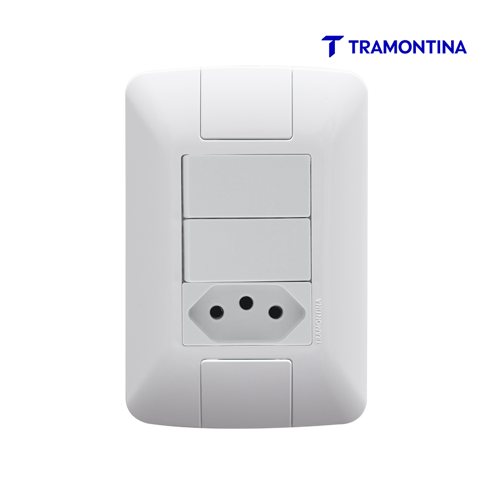 TRAMONTINA ARIA 2 INT SMP 6A+TOM 2P+T 10A
