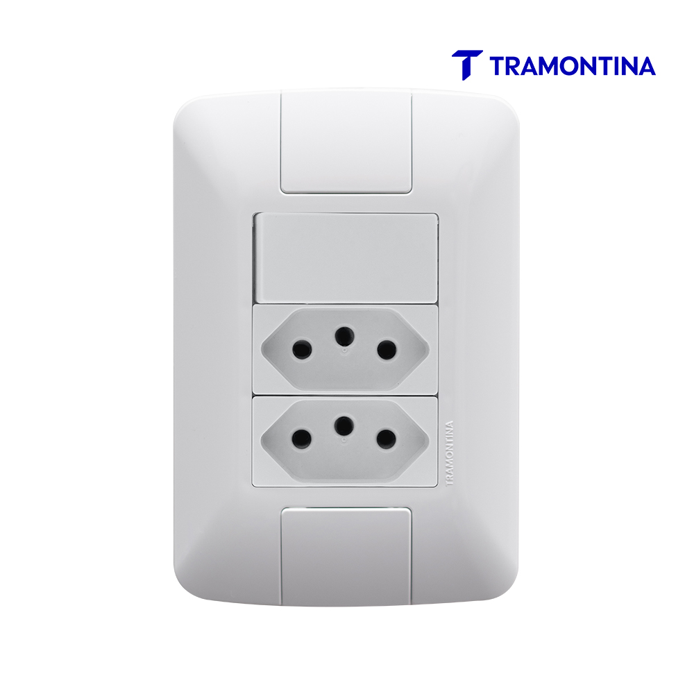 TRAMONTINA ARIA INT SMP 6A+2 TOM 2P+T 10A
