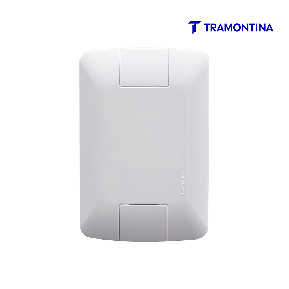 TRAMONTINA ARIA PLACA CEGA 4X2” BR