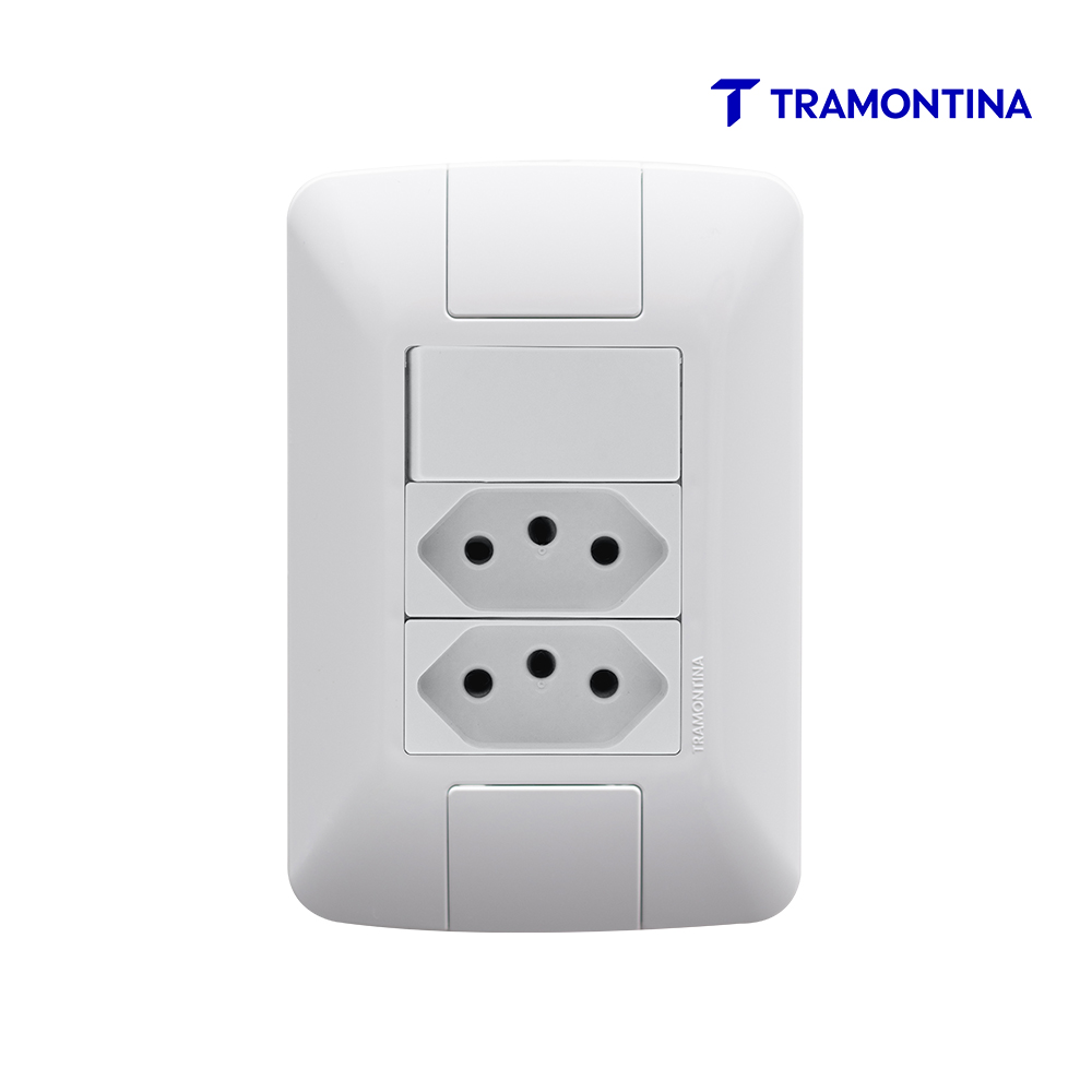 TRAMONTINA ARIA INT SMP 6A+2 TOM 2P+T 20A