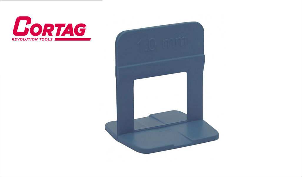 NIVELADOR CORTAG PISO SLIM 1,0MM BR C/100