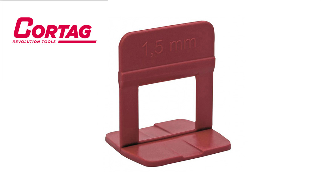 NIVELADOR CORTAG PISO SLIM 1,5MM BR C/100