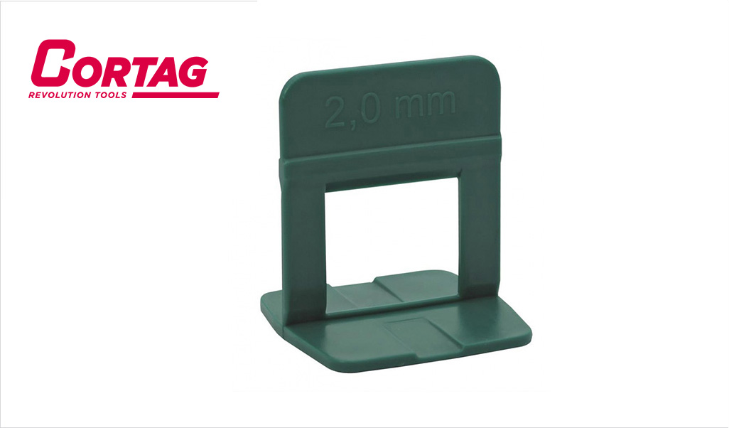 NIVELADOR CORTAG PISO SLIM 2,0MM BR C/100