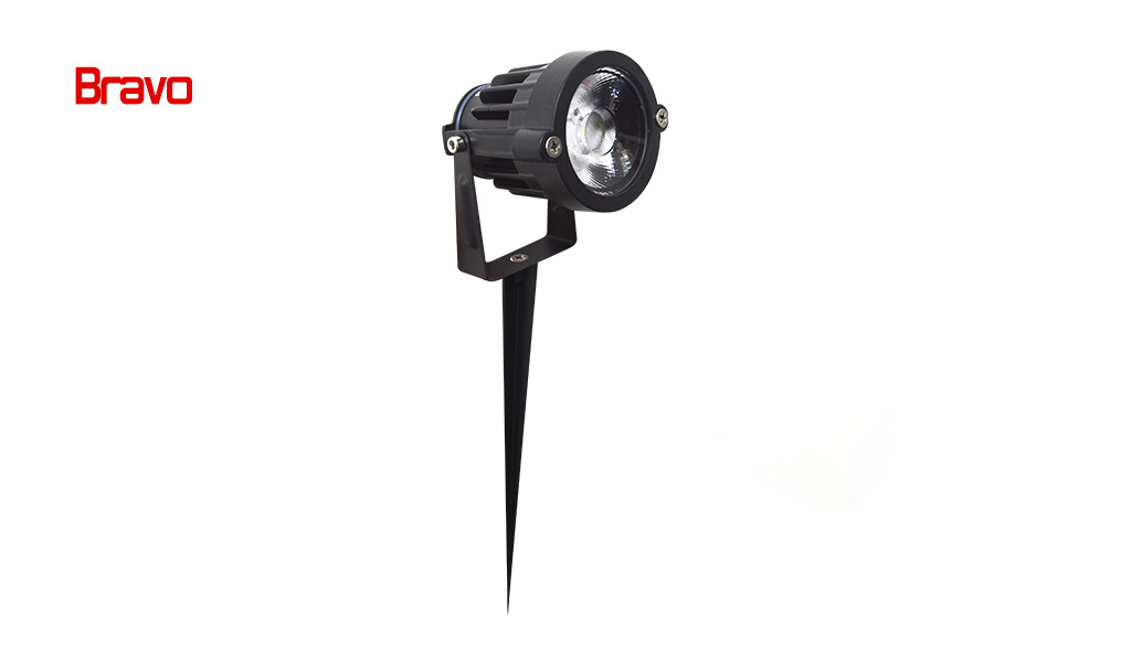 SPOT BRAVO LED P/JARDIM IP65 ALUM 5W AM