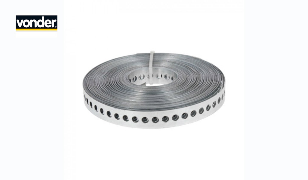 FITA VONDER ACO PERF 17MM P/POSTE 10M
