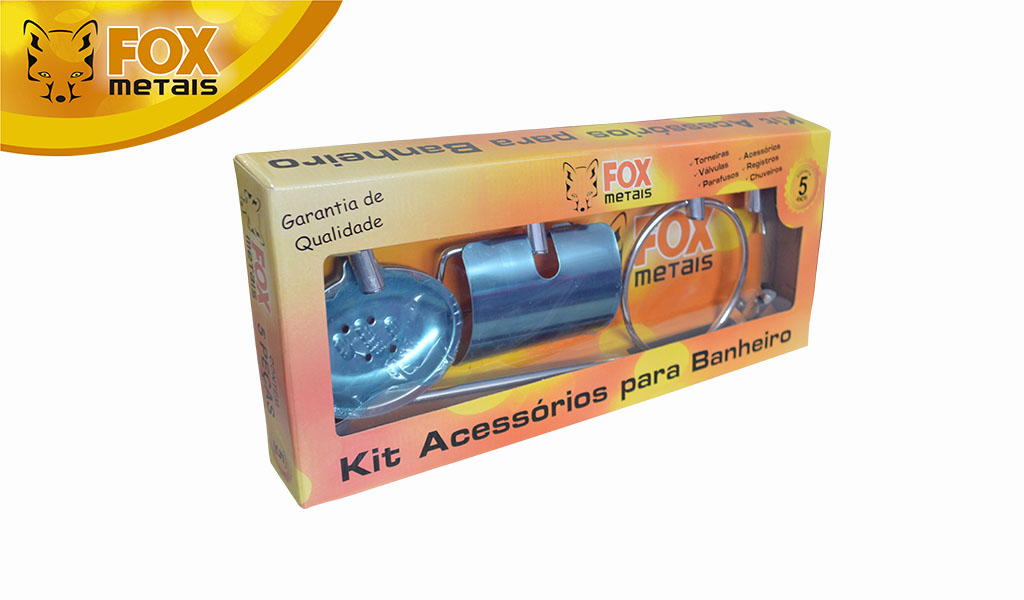 KIT P/WC FOXMETAIS JR METAL CR C/5PC