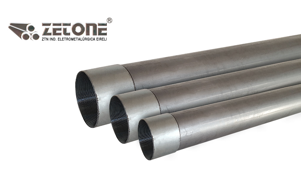 TUBO ELETRODUTO ZETONE GALV P/ANT 1.1/2” 3M