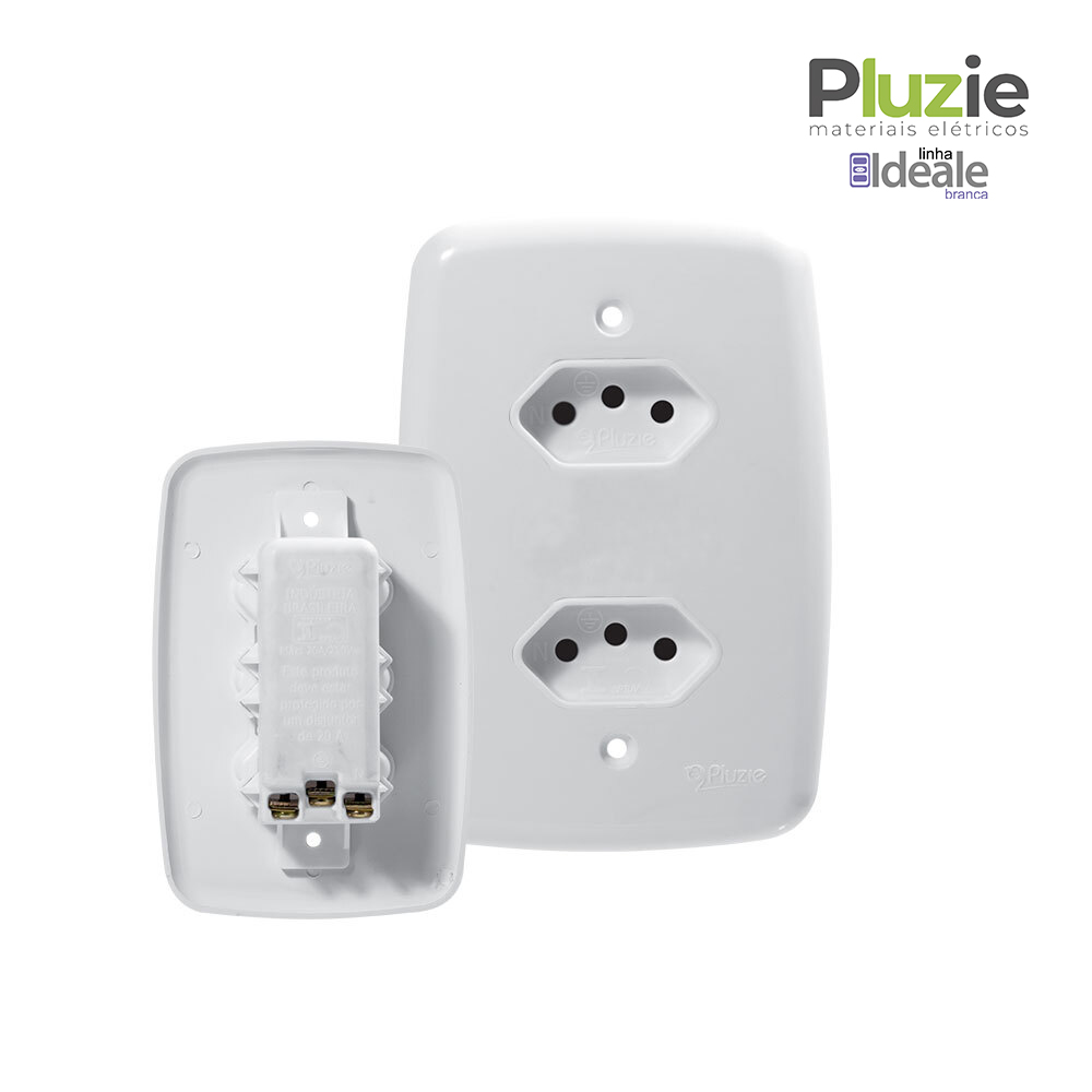 PLUZIE IDEALE 2 TOM 2P+T 10A FACIL BR