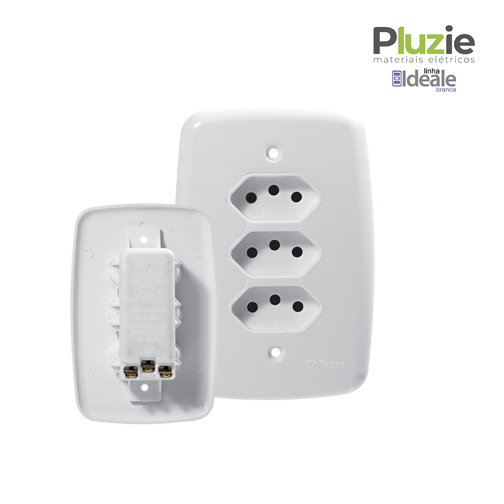 PLUZIE IDEALE 3 TOM 2P+T 10A FACIL BR