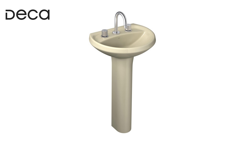 DECA LAVATORIO+ COLUNA IZY BEGE