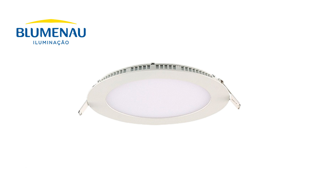 LUMINARIA BLUMENAU LED 12W EMB RED 3000K BR