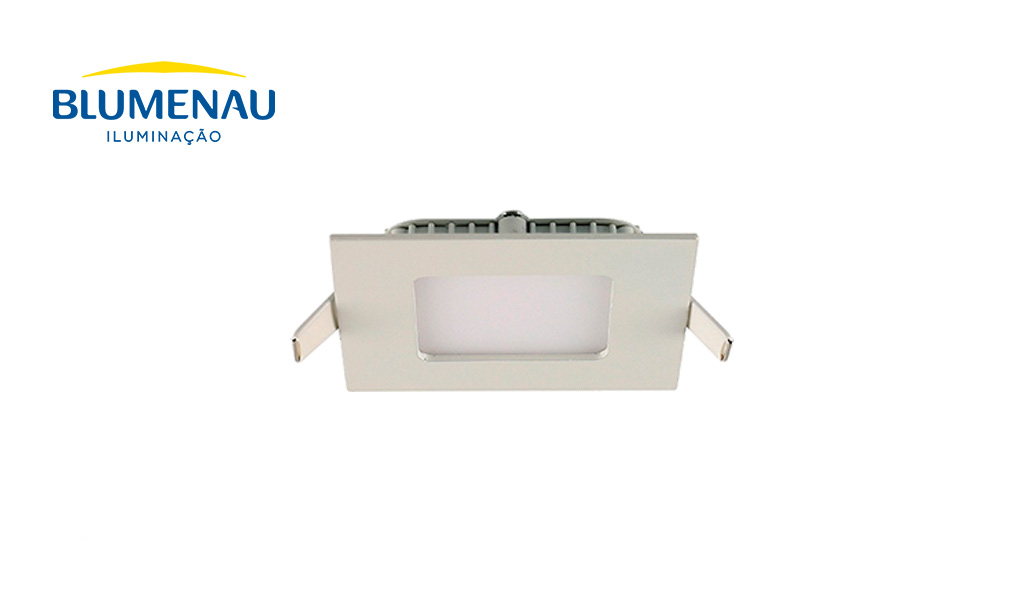 LUMINARIA BLUMENAU LED  3,5W EMB QD 3000K BR