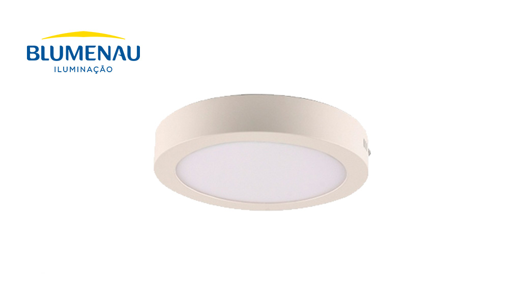 LUMINARIA BLUMENAU LED 12W SOB RED 3000K BR