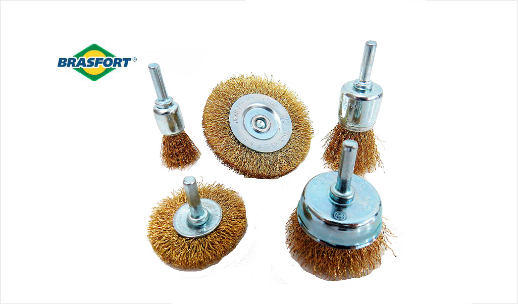 ESCOVA BRASFORT ACO KT 5PCS CIRC/COPO/PIN