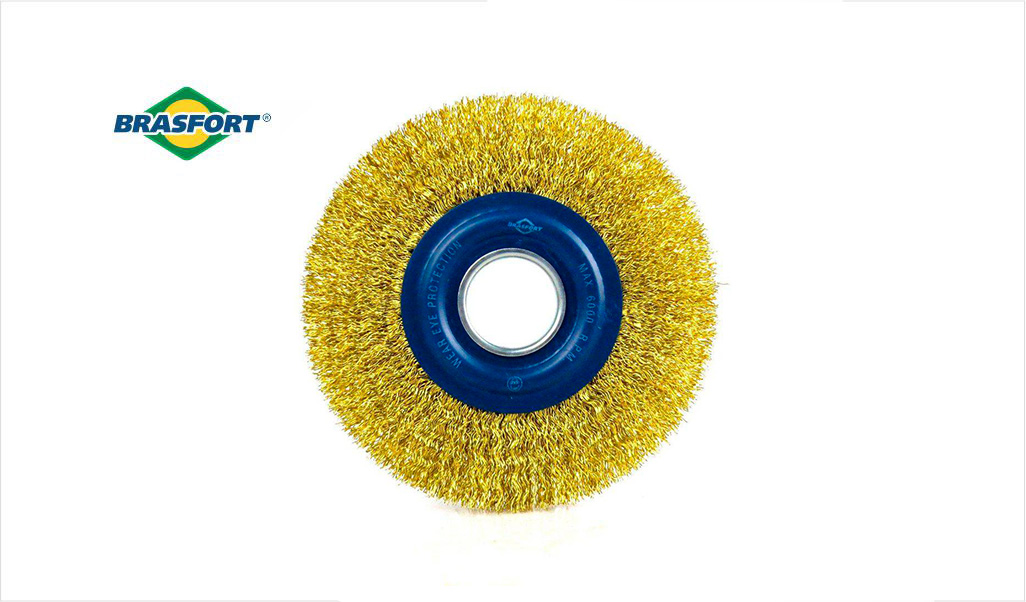 ESCOVA BRASFORT ACO LATO CIRC 6”X3/4” S/H