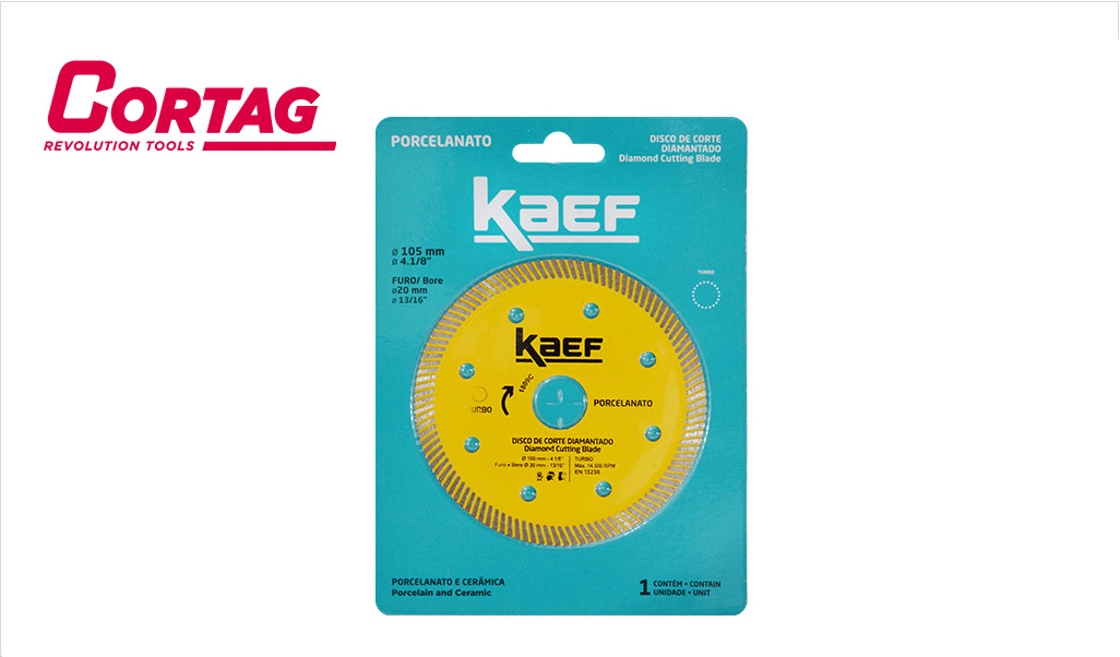 DISCO CORTAG KAEF DIAM PORCELAN 105X1,2MM