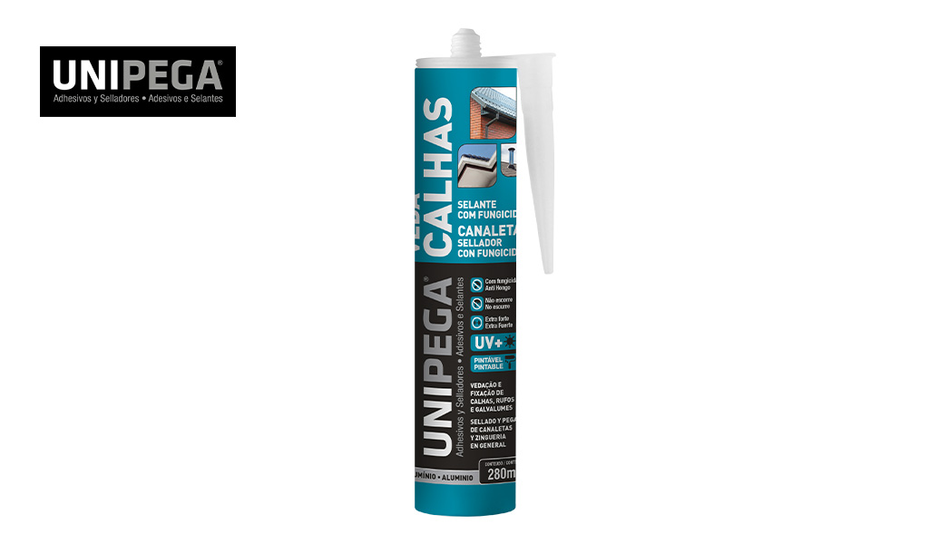 VEDA CALHA UNIPEGA ALUMINIO 280ML/260G