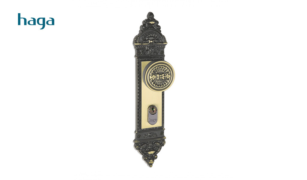 FECHADURA HAGA CATEDRAL COL M61 EXTERNA ESP OXID