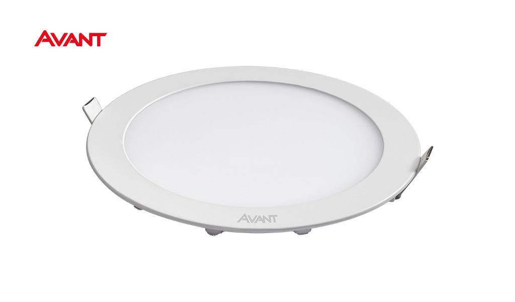 LUMINARIA AVANT LED ALUMINIO 24W EMBUTIR REDONDA COR BRANCA - COR DE LUZ 6500K BRANCA