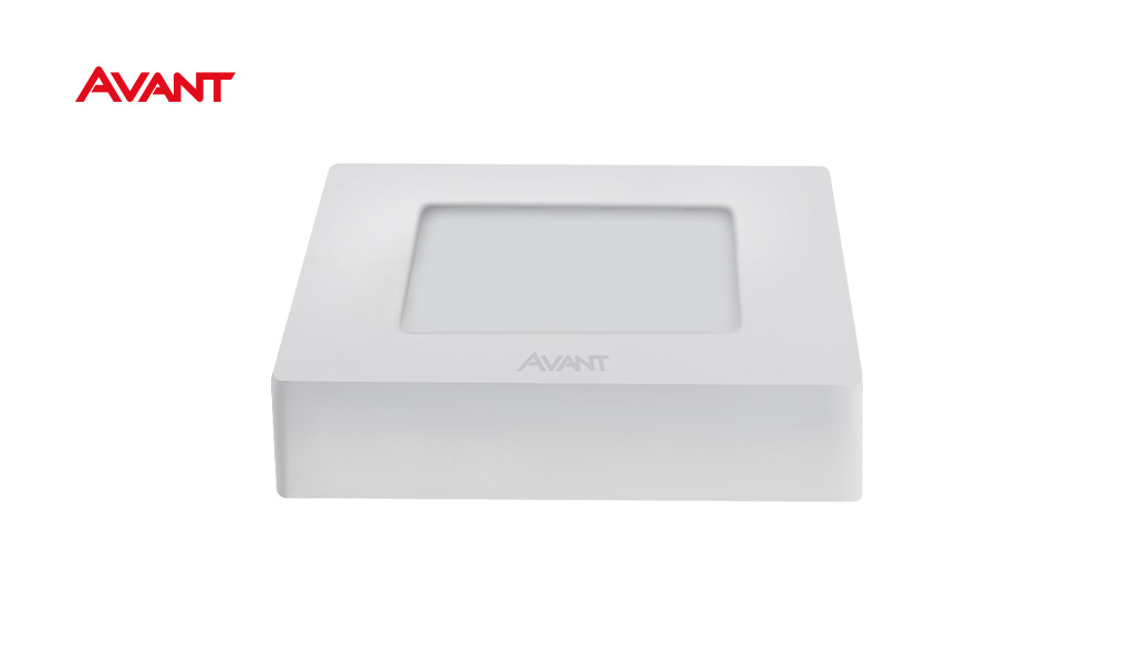LUMINARIA AVANT LED ALUMINIO 18W SOBREPOR QUADRADA COR BRANCA - COR DE LUZ 6500K BRANCA